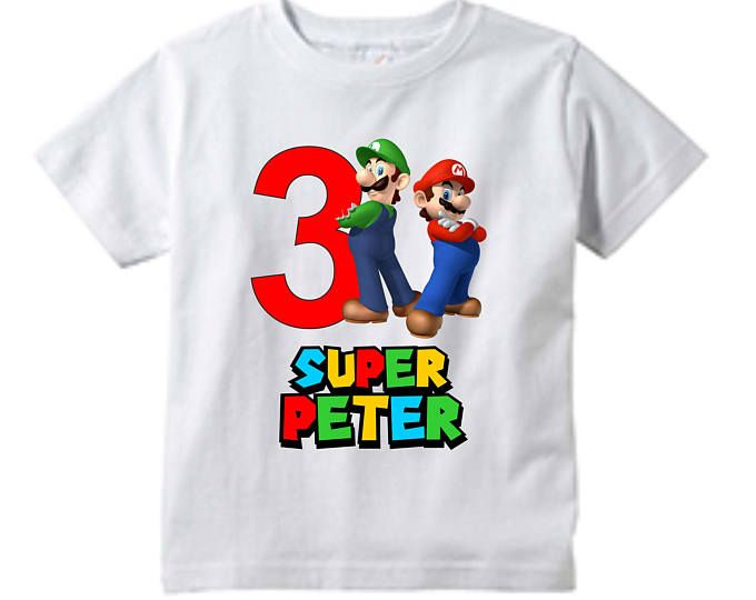 Camisetas Super Mario