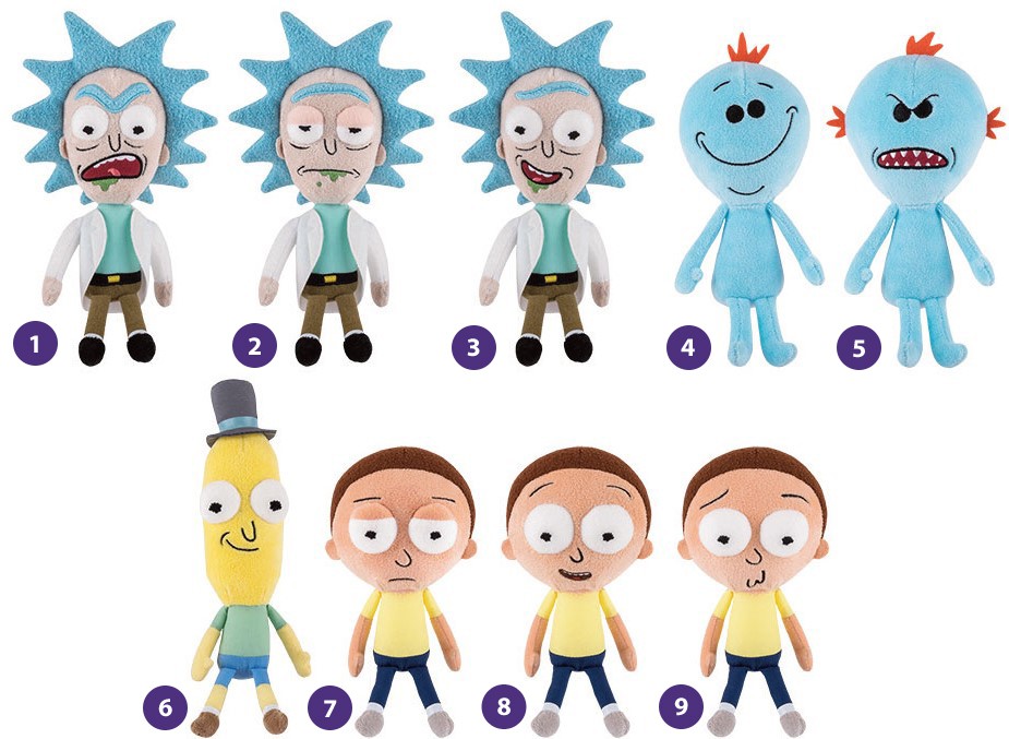 Peluches Rick Y Morty